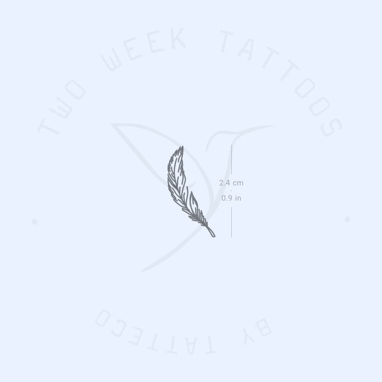 Little Feather Semi-Permanent Tattoo - Set of 2