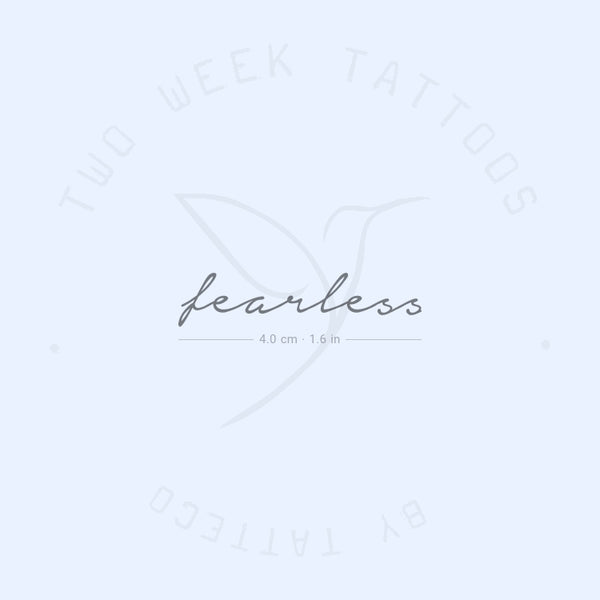 Fearless Semi-Permanent Tattoo - Set of 2