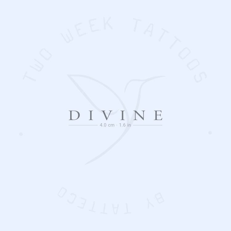 Tatuaje semipermanente divino - Juego de 2