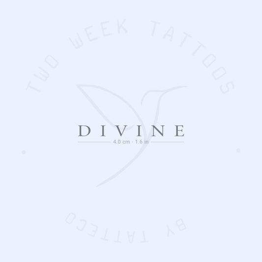 Tatuaje semipermanente divino - Juego de 2