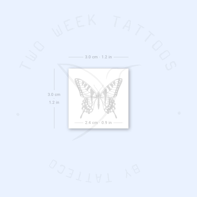 Monarch Butterfly Semi-Permanent Tattoo - Set of 2