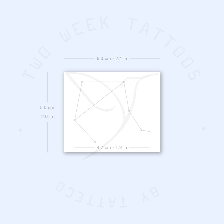 Libra Constellation Semi-Permanent Tattoo - Set of 2