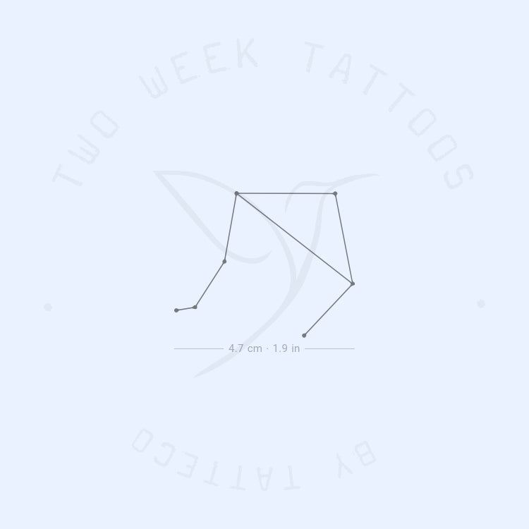 Libra Constellation Semi-Permanent Tattoo - Set of 2
