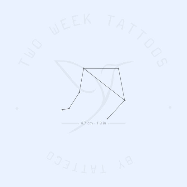 Libra Constellation Semi-Permanent Tattoo - Set of 2