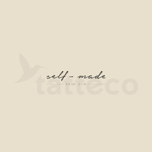 Self-Made Temporary Tattoo (Set of 3)