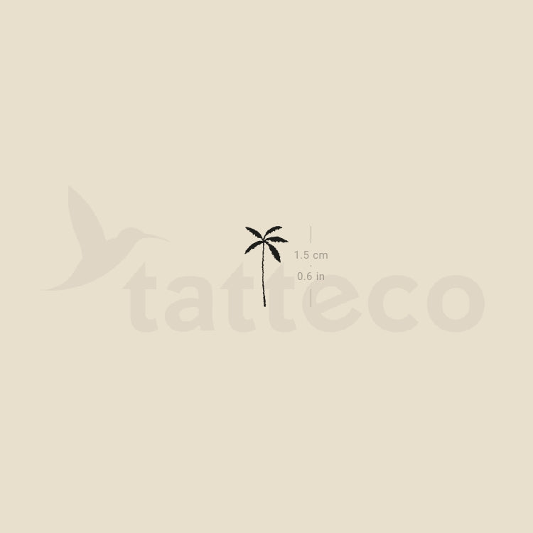 Date Palm Temporary Tattoo - Set of 3