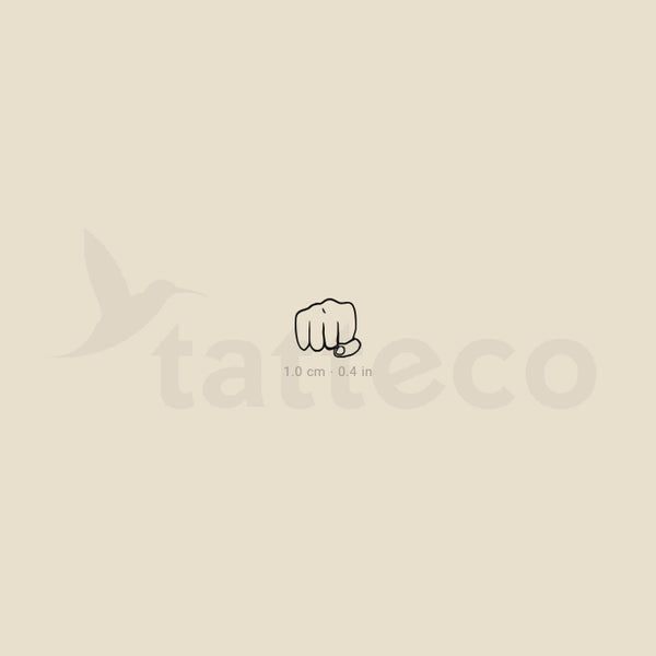 Knuckle Temporary Tattoo - Set of 3