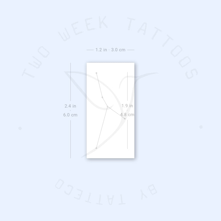 Cancer Constellation Semi-Permanent Tattoo - Set of 2