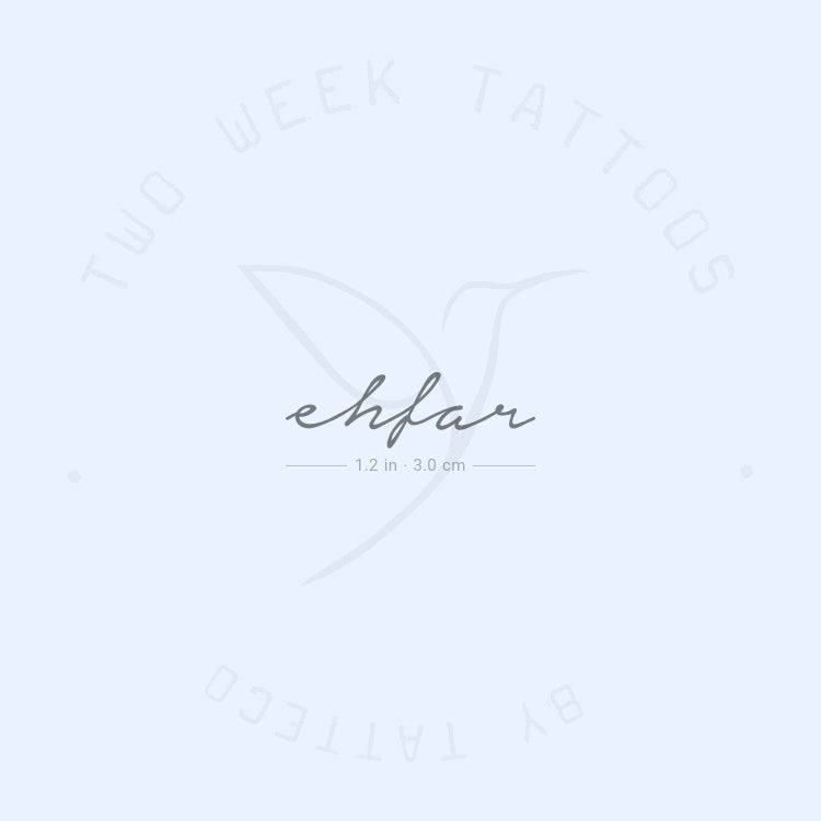 Ehfar Semi-Permanent Tattoo - Set of 2