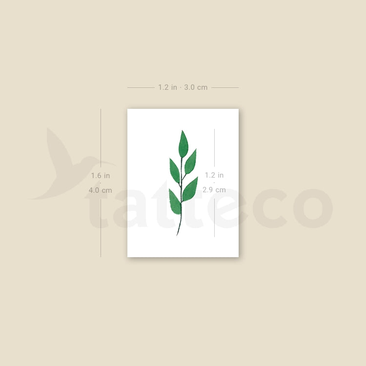 Twig Temporary Tattoo by Zihee - Set of 3