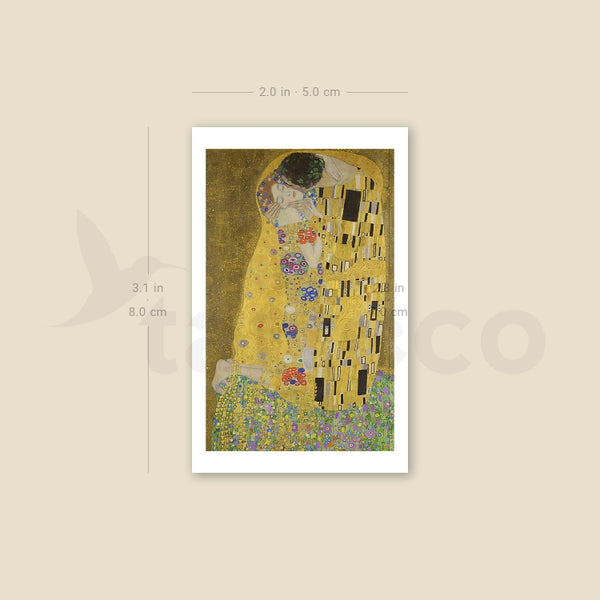 Klimt's The Kiss Temporary Tattoo - Set of 3