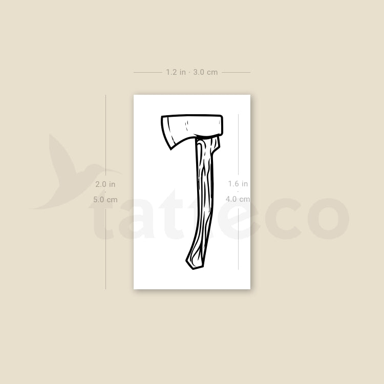 Axe Temporary Tattoo - Set of 3