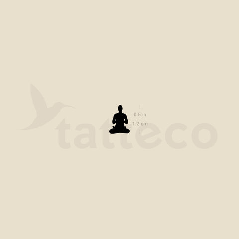 Meditation Temporary Tattoo - Set of 3