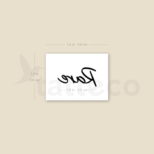 Rare Temporary Tattoo - Set of 3