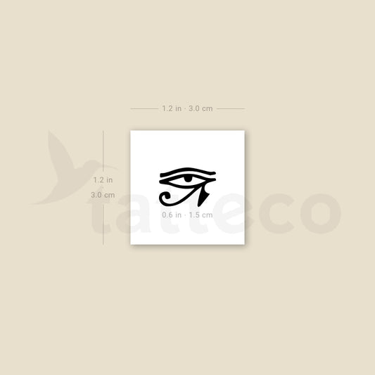 Tatuaje temporal del Ojo de Horus (juego de 3)