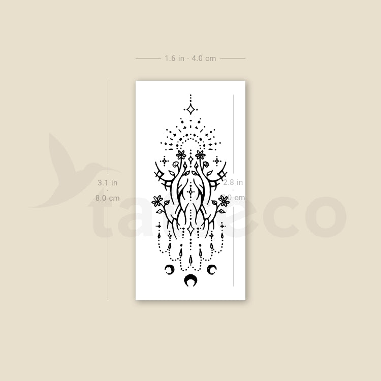 Tribal Wristband Temporary Tattoo by Tukoi - Set of 3
