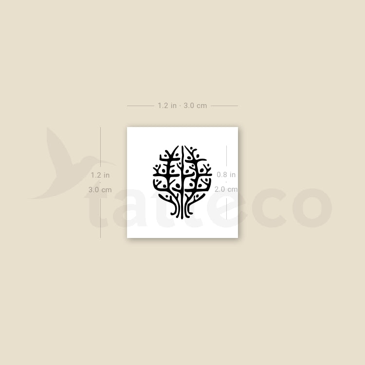 Oneness Symbol Temporary Tattoo - Set of 3