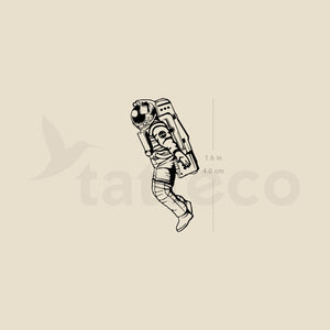 Cosmonaut Temporary Tattoo - Set of 3