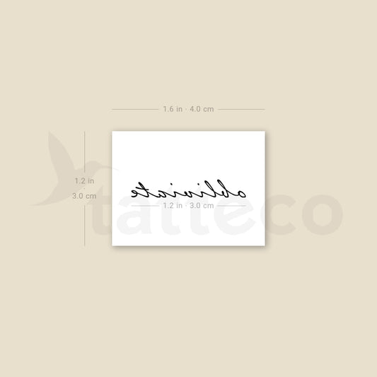 Obliviate Temporary Tattoo - Set of 3