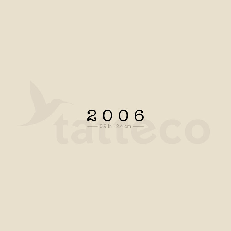 2006 Temporary Tattoo - Set of 3