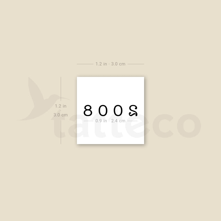 2008 Temporary Tattoo - Set of 3