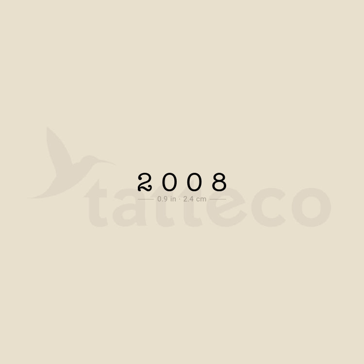 2008 Temporary Tattoo - Set of 3
