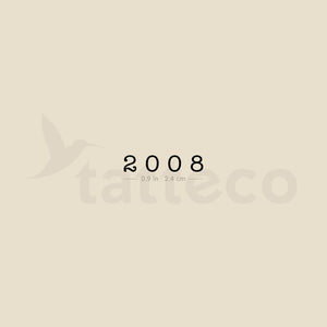 2008 Temporary Tattoo - Set of 3