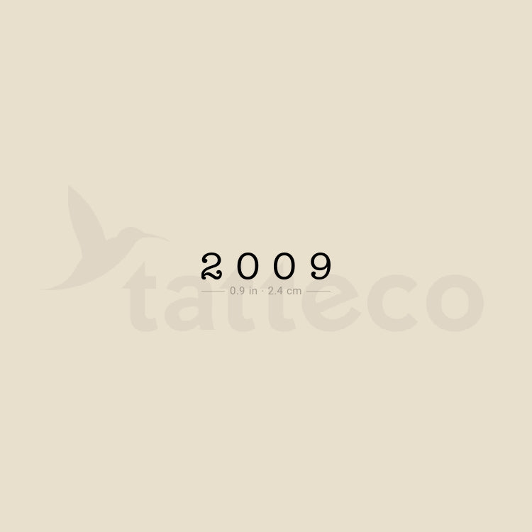 2009 Temporary Tattoo - Set of 3