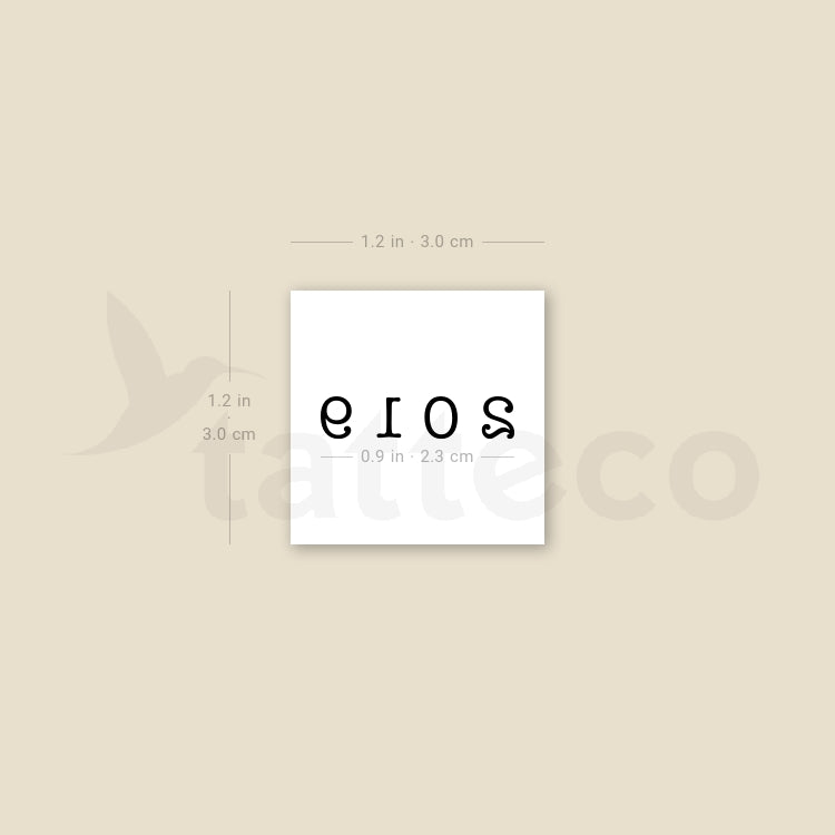 2019 Temporary Tattoo - Set of 3