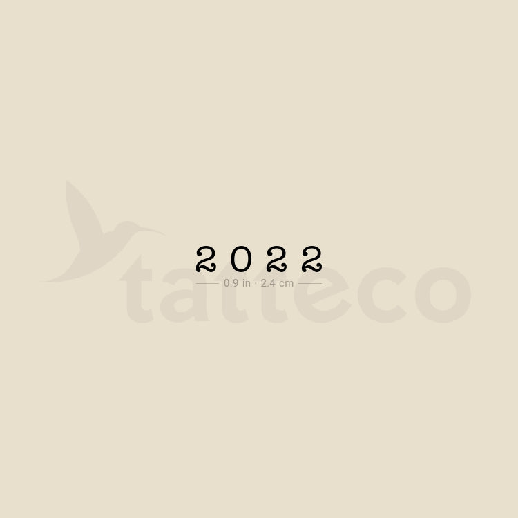 2022 Temporary Tattoo - Set of 3