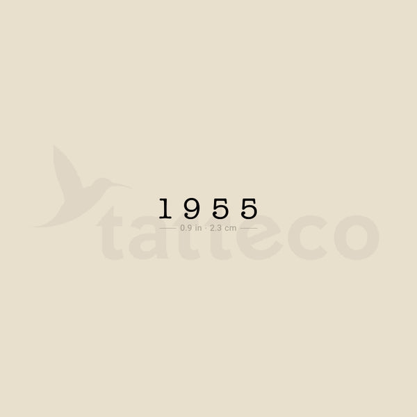 1955 Temporary Tattoo - Set of 3
