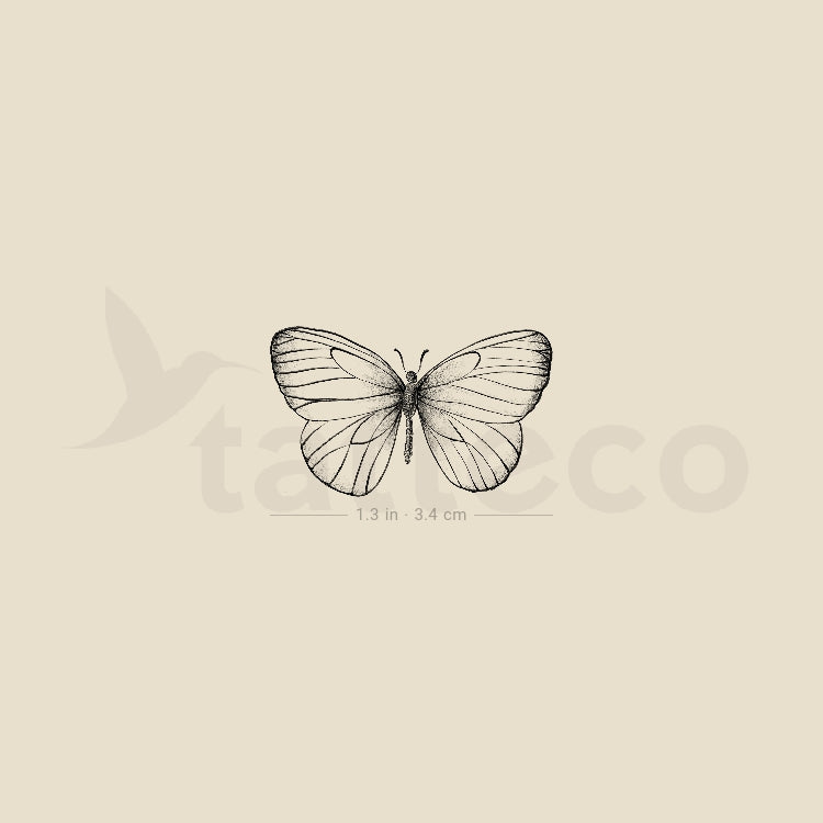 Butterfly Temporary Tattoo - Set of 3