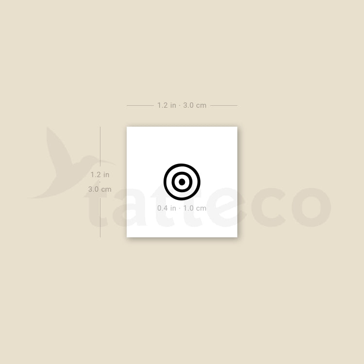 Integrity Symbol Temporary Tattoo - Set of 3