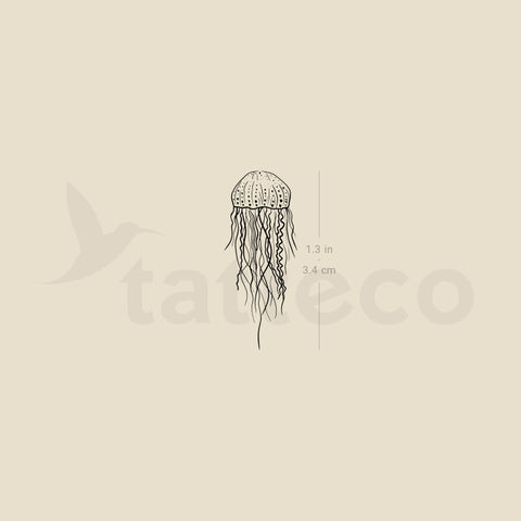 Jellyfish Temporary Tattoo - Set of 3
