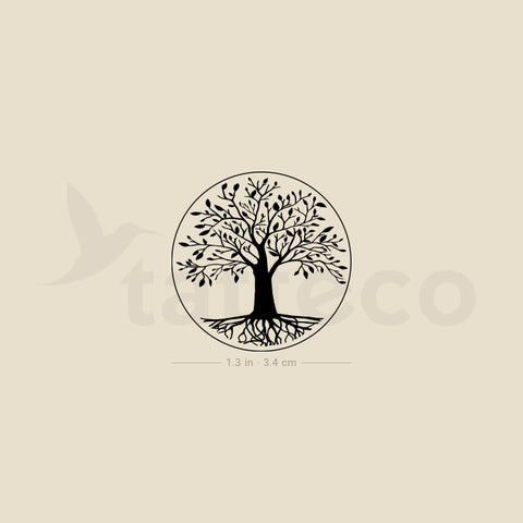 Sacred Tree of Knowledge Temporary Tattoo - Set of 3