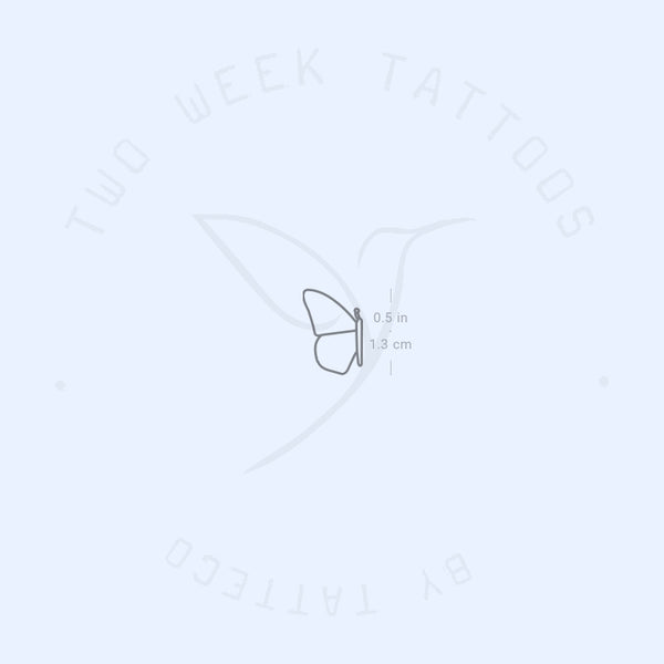 Left Butterfly Wing Semi-Permanent Tattoo (Set of 2)