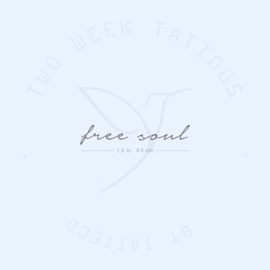 Free Soul Semi-Permanent Tattoo - Set of 2