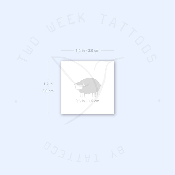 Black Sheep Semi-Permanent Tattoo - Set of 2