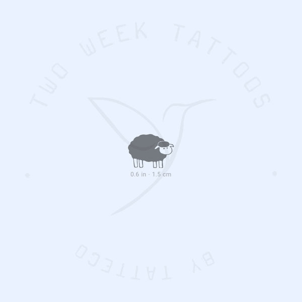 Black Sheep Semi-Permanent Tattoo - Set of 2