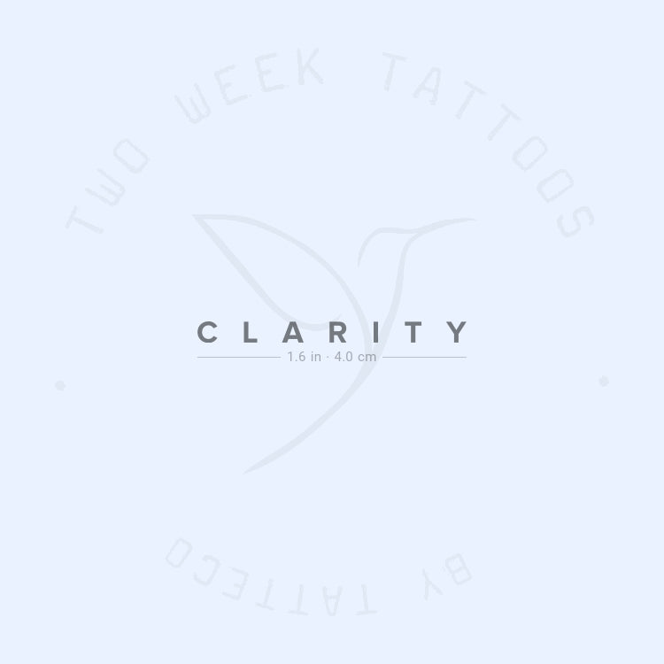 Tatuaje semipermanente Clarity - Juego de 2