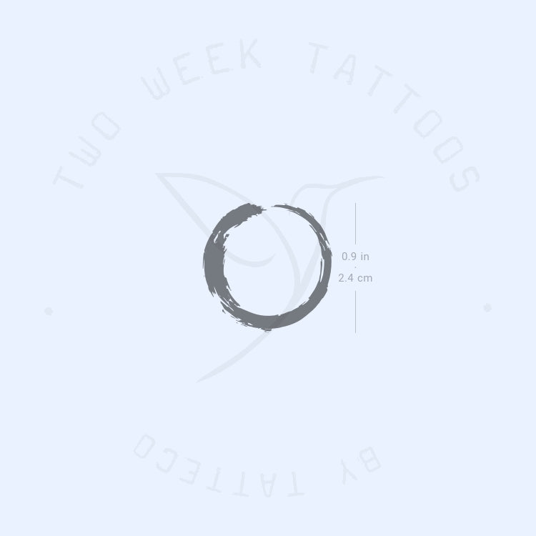 Small Ensō Semi-Permanent Tattoo - Set of 2