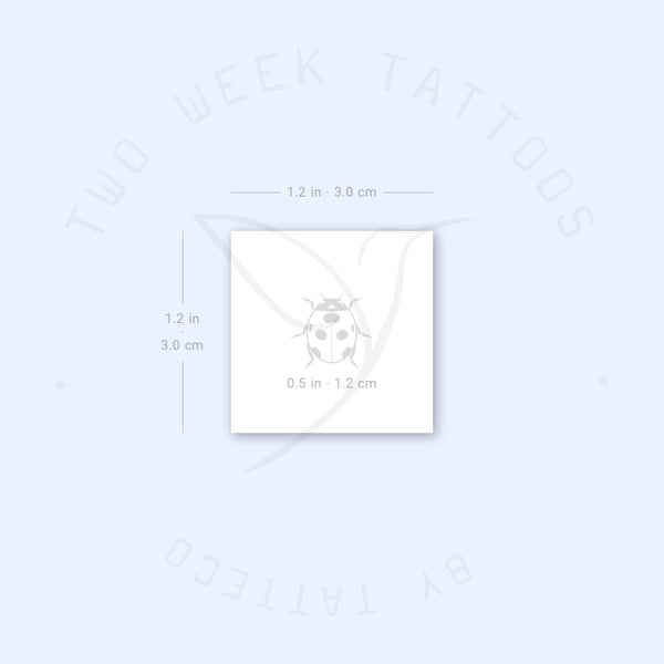 Ladybird Semi-Permanent Tattoo - Set of 2