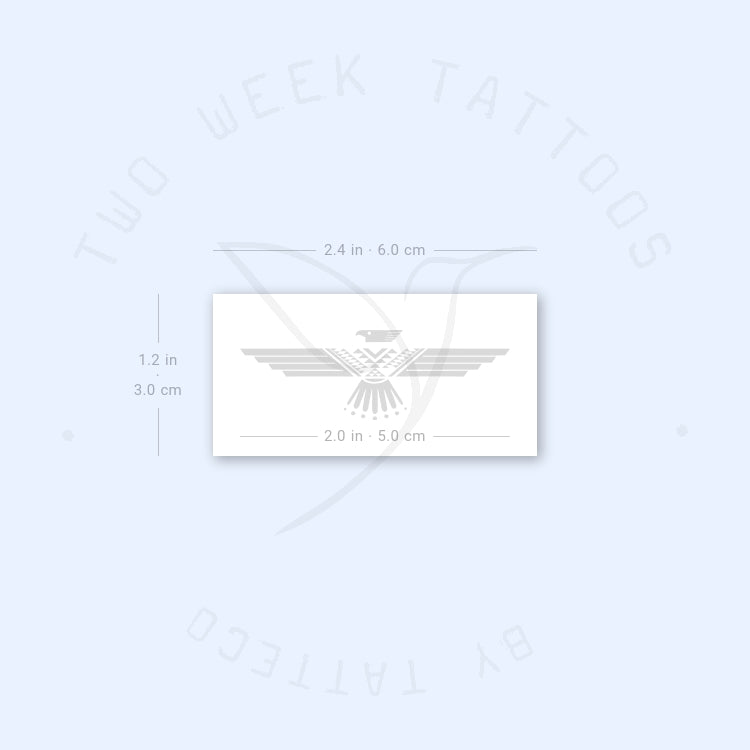 Thunderbird Semi-Permanent Tattoo - Set of 2