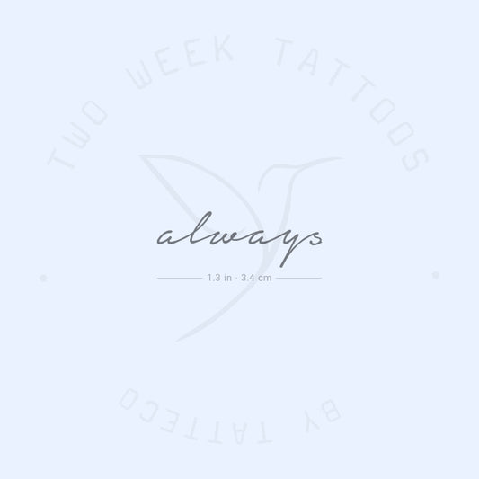 Tatuaje semipermanente Always - Juego de 2