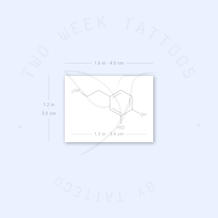 Dopamine Semi-Permanent Tattoo - Set of 2