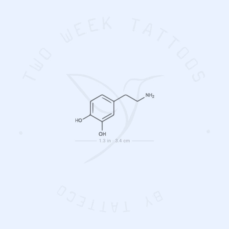 Dopamine Semi-Permanent Tattoo - Set of 2