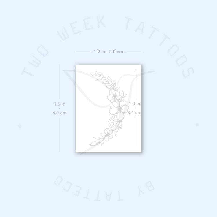 Flower Moon Semi-Permanent Tattoo - Set of 2