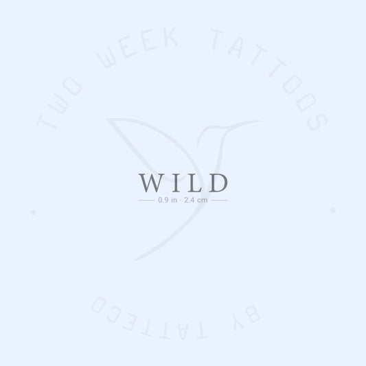 Tatuaje semipermanente WILD - Juego de 2