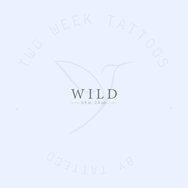 WILD Semi-Permanent Tattoo - Set of 2