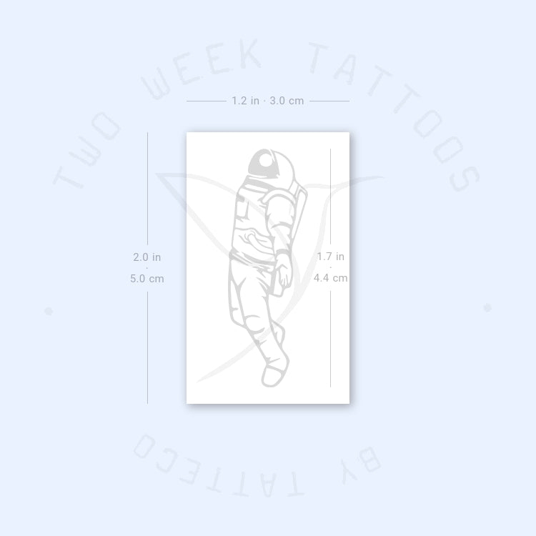 Astronaut Semi-Permanent Tattoo - Set of 2
